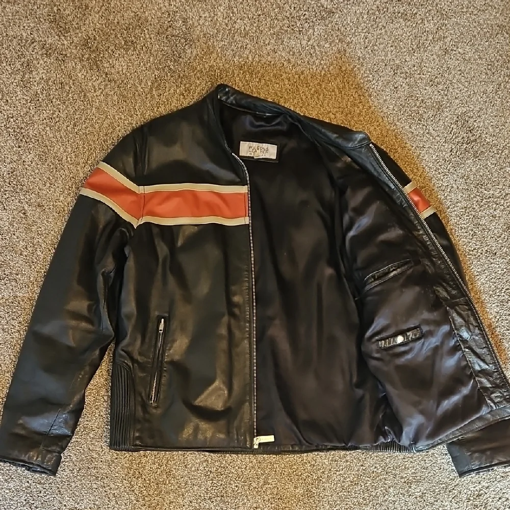 Wilsons Leather Varsity Bomber Jacket - Picture 2 of 8